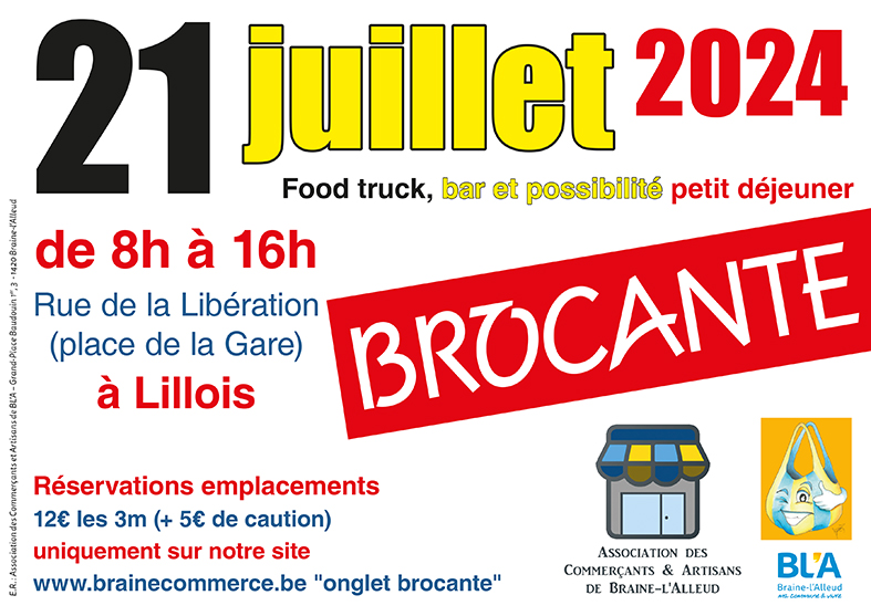 Brocante du 21 Juillet